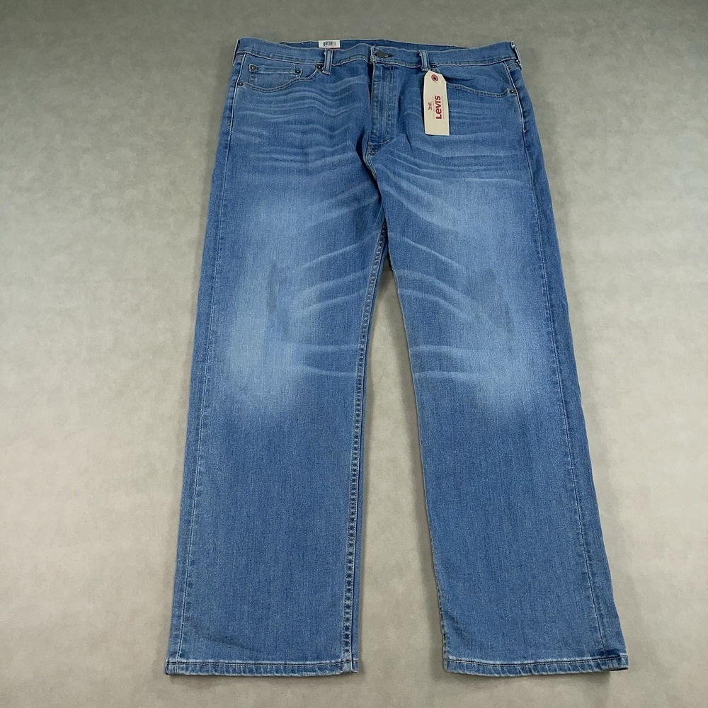 Levis 505 Jeans Mens Regular Fit Straight Leg 42x30 Extra Room In Thighs NWT